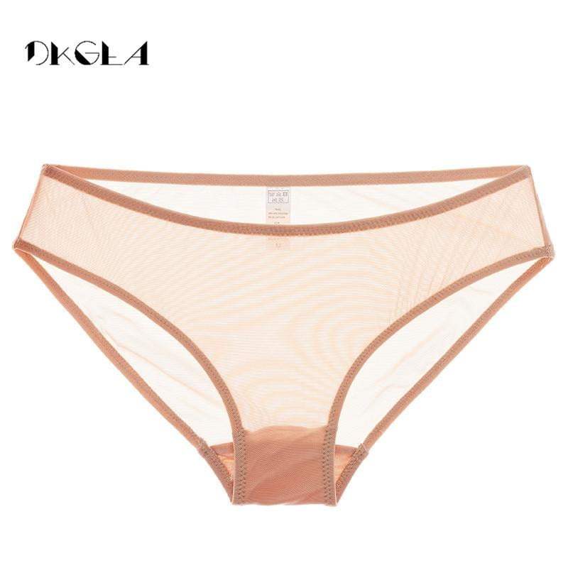 2019 Fashion Low-rise transparent panties women lace Black sexy briefs comfortable Ultrathin Solid Underwear S M L XL Size