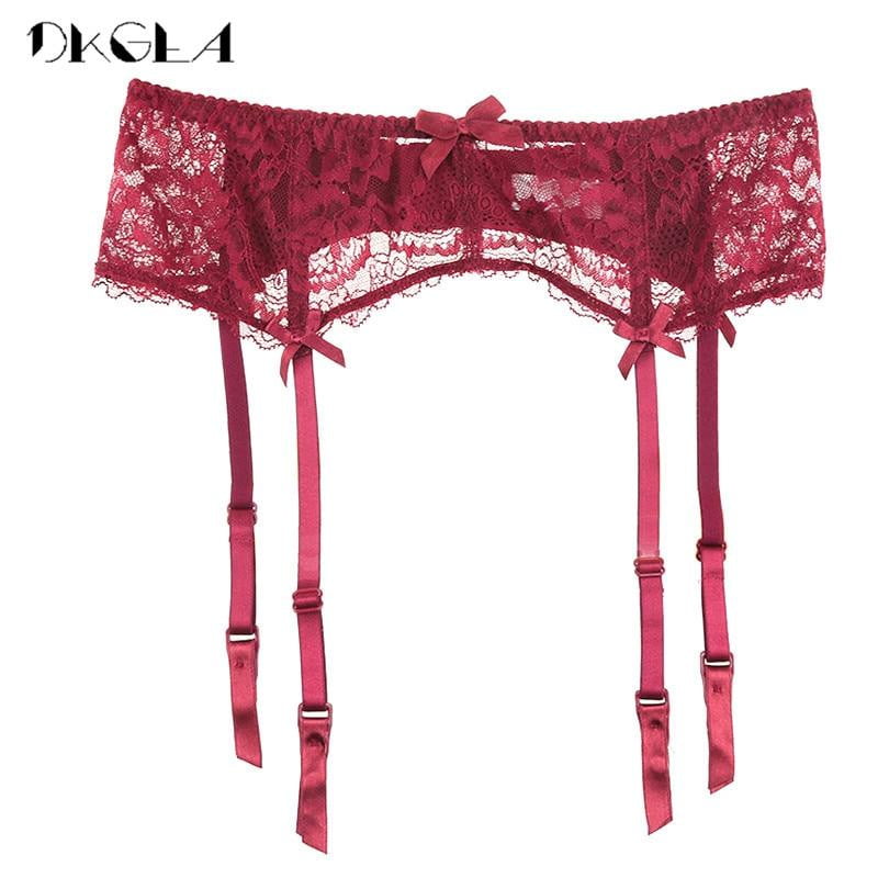 2019 New Black Stocking Garters Lace Flowers Embroidery Plus Size XL L M S Ultrathin Sexy Lingerie Women Stocking Suspender Belt